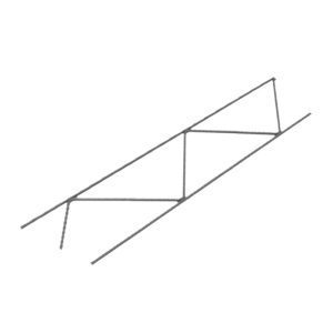 میلگرد بستر خرپایی آجدار با پوشش ضدزنگ اپوکسی / گالوانیزه