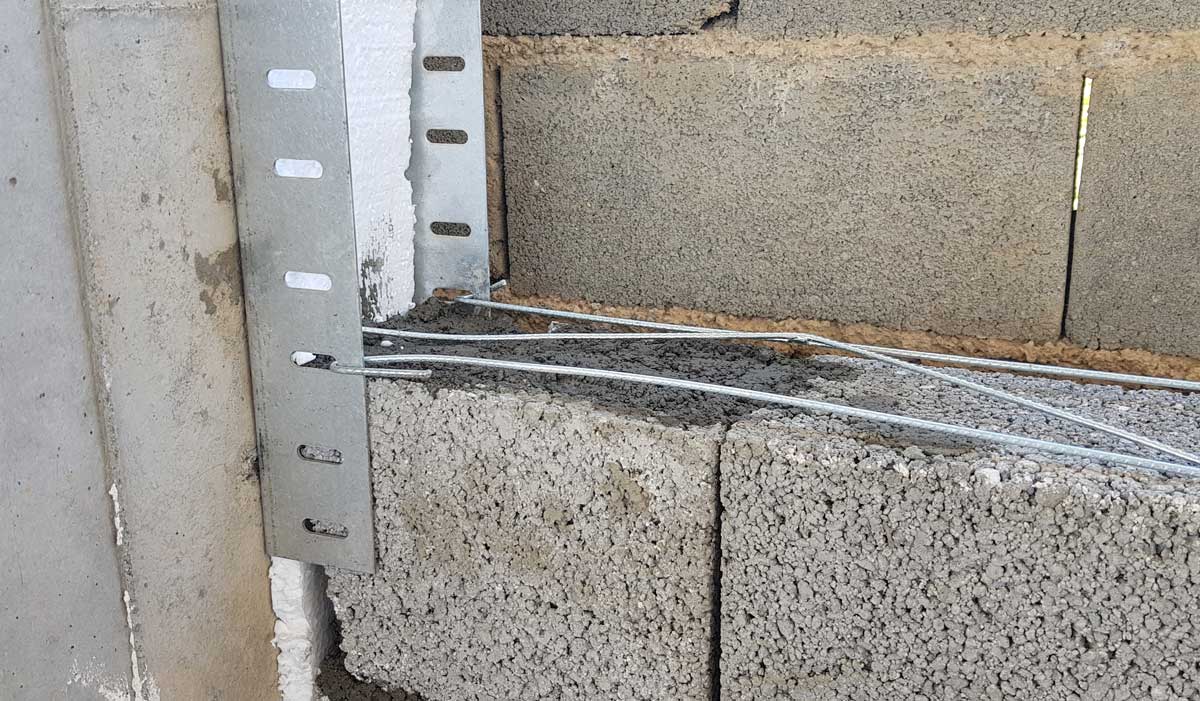 اتصال میلگرد بستر به ستون